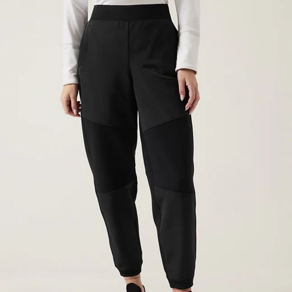 Athleta Get Set Hybrid Jogger size SP. Black - Picture 1 of 4